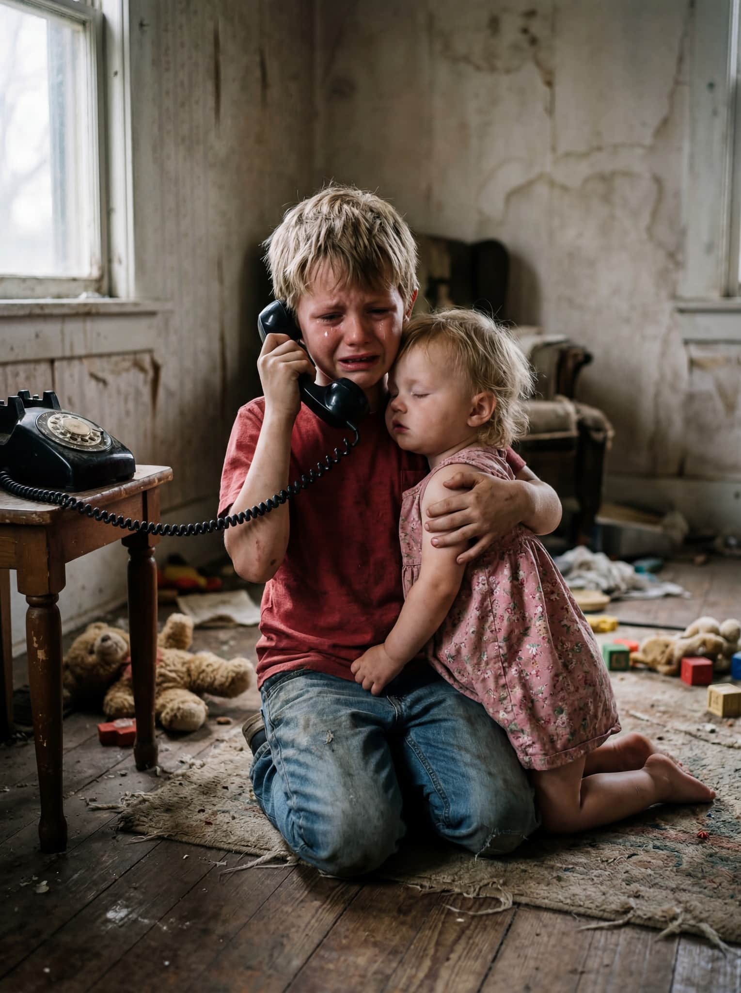 “Dad… My Little Sister Won’t Wake Up. We Haven’t Eaten In Three Days,” A Little Boy Whispered — His Father Rushed Over To Take Them To The Hospital, Only To Discover The Truth About Where Their Mother Had Been